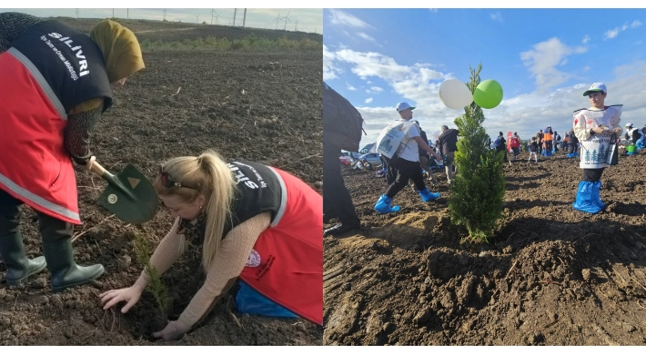 Silivri’de “Geleceğe Nefes” İçin Fidanlar Toprakla Buluştu