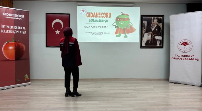 Öğrencilere “Gıdanı Koru – Sofrana Sahip Çık” Eğitimi Verildi
