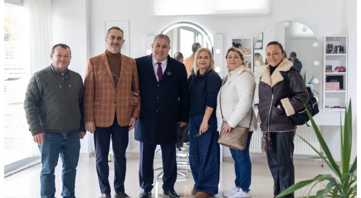 SİBESO Başkanı Nuray Koçer Gümüşyaka Esnafını Ziyaret Etti