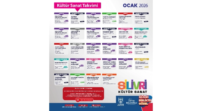 Silivri Belediyesi Ocak ayı etkinlik takvimi açıklandı!