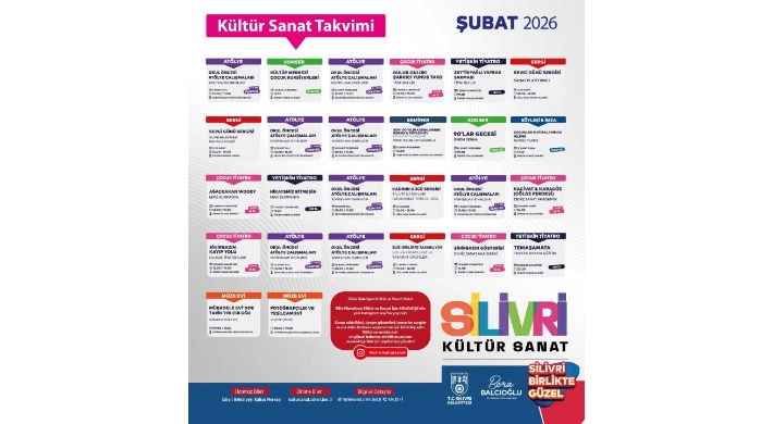 Silivri Belediyesi Şubat ayı etkinlik takvimi açıklandı!