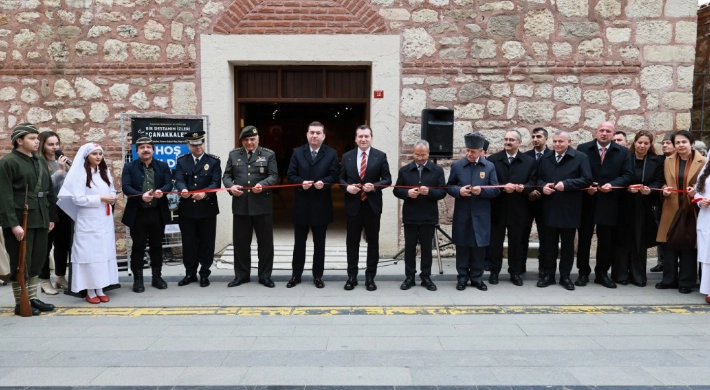 Başkan Balcıoğlu, Bir Destanın İzleri “Çanakkale” sergisinin açılışını gerçekleştirdi