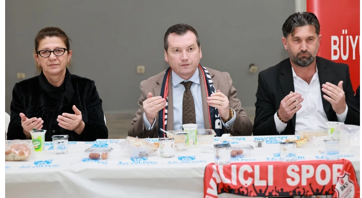 Başkan Balcıoğlu, Büyükkılıçlı Spor Kulübü’nün iftarına katıldı