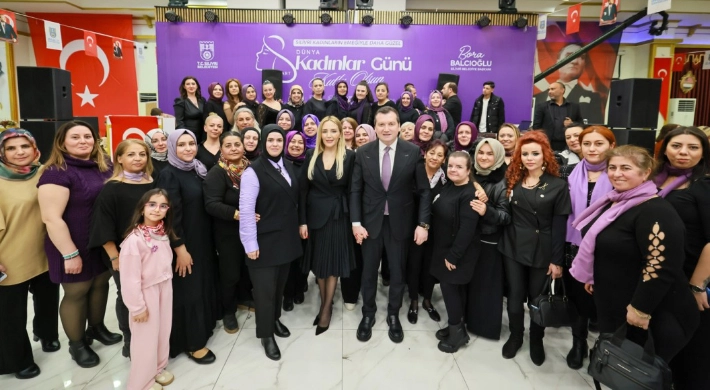 Başkan Balcıoğlu: Yalnız bir gün değil, her gün her sokak kadına aittir
