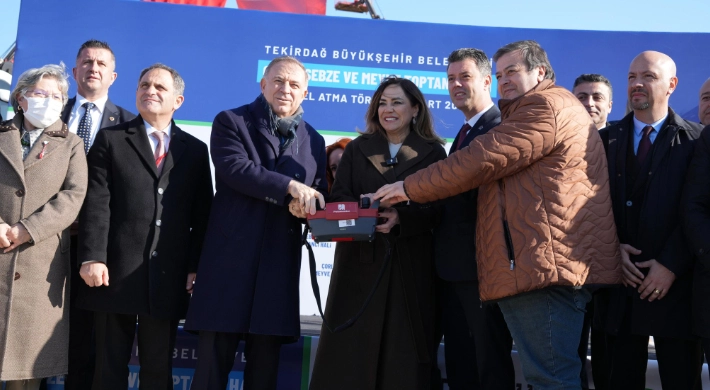 Çorlu Sebze ve Meyve Toptancı Hali Projesinin Temeli Atıldı