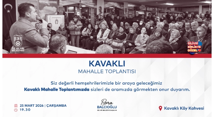Kavaklı Mahallesi’nde Mahalle Toplantısı düzenleniyor