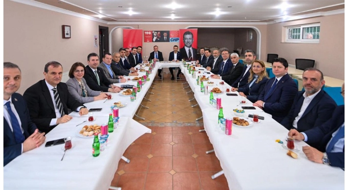 Başkan Balcıoğlu, ilçe belediye başkanları ile düzenlenen toplantıya katıldı