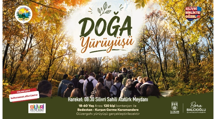 Silivri Belediyesi Doğa Yürüyüşü düzenliyor