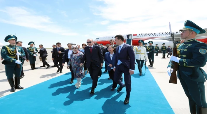 Cumhurbaşkanı Erdoğan Türkistan’da