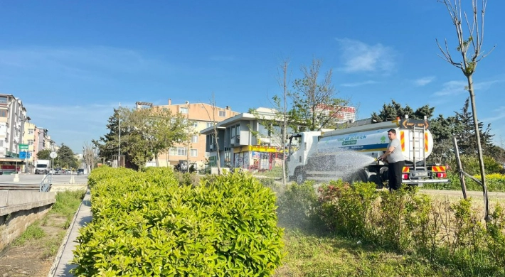 Silivri Belediyesi çevre düzenleme çalışmalarını sürdürüyor