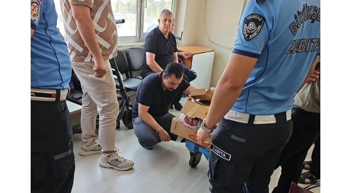 Zabıtadan sağlıksız et operasyonu