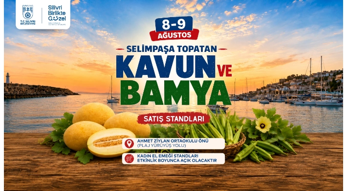 Selimpaşa’nın Topatan Kavunu ve Bamyası Tezgâhlardaki Yerini Alıyor
