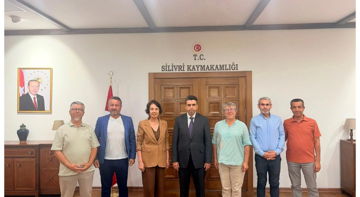 Silivri Kent Konseyi'nden Kaymakam Murat Eren'e Hayırlı Olsun Ziyareti