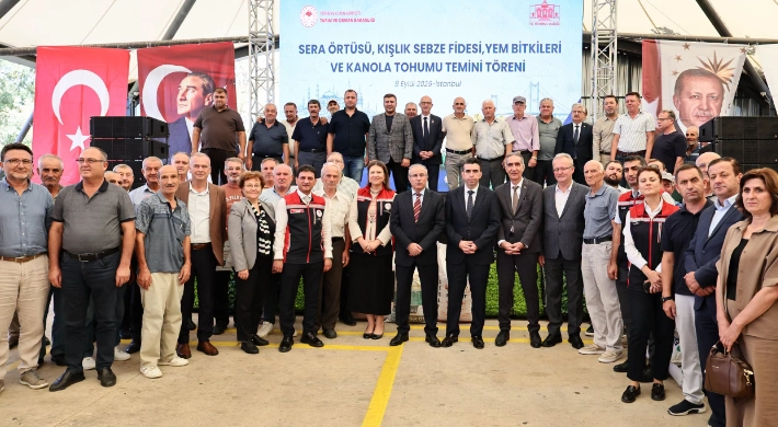 Silivri Değirmenköy’de Üreticilere Tohum, Fide ve Sera Örtüsü Desteği Verildi
