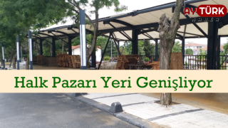 Değirmenköy üreticilerinin Halk Pazarı alanı genişletiliyor