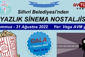 Silivri Belediyesi'nden yazlık sinema etkinliği başlıyor