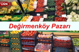 Değirmenköy pazarı meyve sebze fiyatları (031/08/2022)