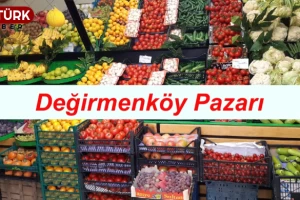 Değirmenköy pazarı meyve sebze fiyatları (14/09/2022)