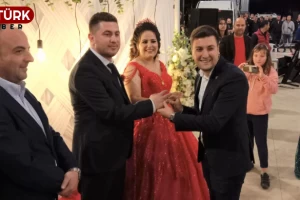Faize ve Görkem çiftinin nişan yüzüklerini CHP Silivri İlçe Başkanı kesti