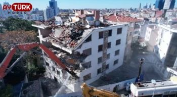 İstanbul’da riskli binalar yıkılıyor