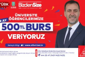 BAŞKAN YILMAZ AÇIKLADI: ÜNİVERSİTE ÖĞRENCİLERİNE AYLIK 500 TL BURS