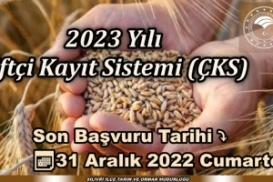 ÇKS Başvuruları için son tarih: 31 Aralık