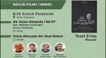 Kızılay Dostluk Kısa Film Festivali Neşet Ertaş ile açılıyor