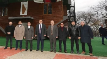 Samsun Milletvekili Av. Orhan Kırcalı Canik Belediye Başkanı İbrahim Sandıkçı Yatırımları İnceledi