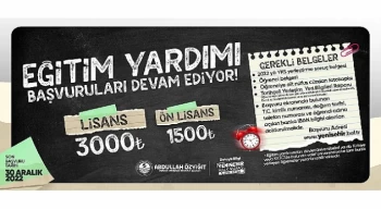 Yenişehir Belediyesinin eğitim yardımı başvuruları devam ediyor