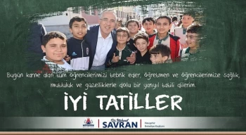 Belediye Başkanı Savran’dan Yarıyıl Mesajı