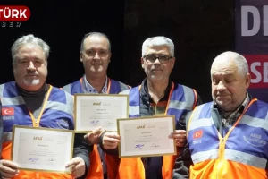 Silvri'nin 35 mahalle muhtarı Destek Afad Gönüllüsü sertifikalarını aldı