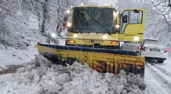 Ödemiş Belediyesi kış mücadelesi için alarma geçti