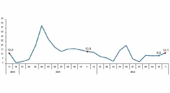 TÜİK Perakende satış hacmi yıllık %12,1 arttı