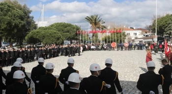 Çanakkale Zaferinin 108.Yıldönümü Foça’da Tören ve Etkinliklerle Kutlandı