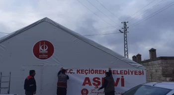 Keçiören Belediyesi Deprem Bölgelerine İftar Çadırı Kurdu