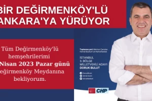 BİR DEĞİRMENKÖY'LÜ ANKARA'YA YÜRÜYOR