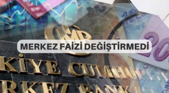 Merkez Bankası faizi değiştirmedi!