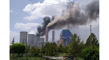 Afşin-Elbistan Termik Santrali’nde yangın paniği