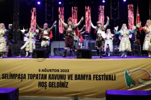 Selimpaşa'da Kavun ve Bamya Festivali Coşkusu