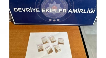 Keşan’da şüpheli 2 şahıs uyuşturucu maddelerle yakalandı