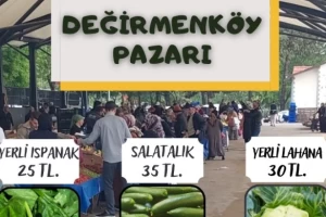 Değirmenköy Pazarı meyve ve sebze fiyatları (29.11.2023)