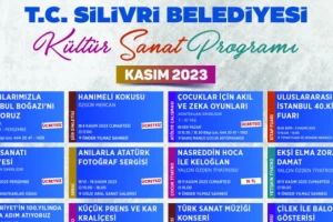 KASIM AYI KÜLTÜR SANAT PROGRAMI BELLİ OLDU