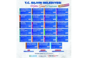 ARALIK AYI KÜLTÜR SANAT PROGRAMI BELLİ OLDU