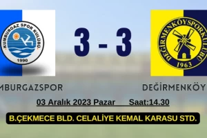 Değirmenköyspor'dan deplasmanda 3 gol