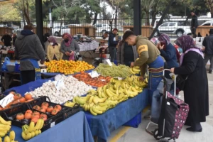 Değirmenköy Pazarı meyve ve sebze fiyatları (17.01.2024)