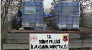 Uzunköprü’de 2 bin 200 litre kaçak içki