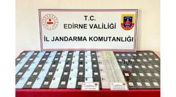 Edirne’de kaçak cep telefonu ve dolar ele geçirildi!