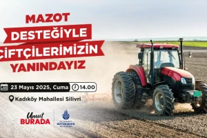 Silivri’de Çiftçiye Mazot Desteği Sürüyor