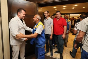 Başkan Balcıoğlu Belediye Personeli ile Bayramlaştı