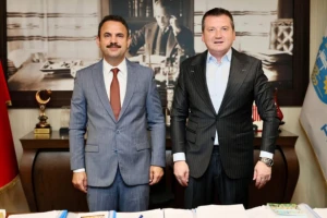 Başkan Balcıoğlu, Erdoğan Turan Ermiş'i Makamında Ağırladı